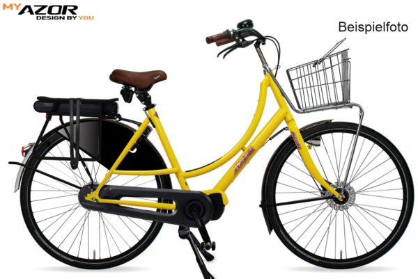 AZOR E-Bike Oma Pick up, Mittelmotor, 28 Zoll, 7 Gang, konfigurierbar